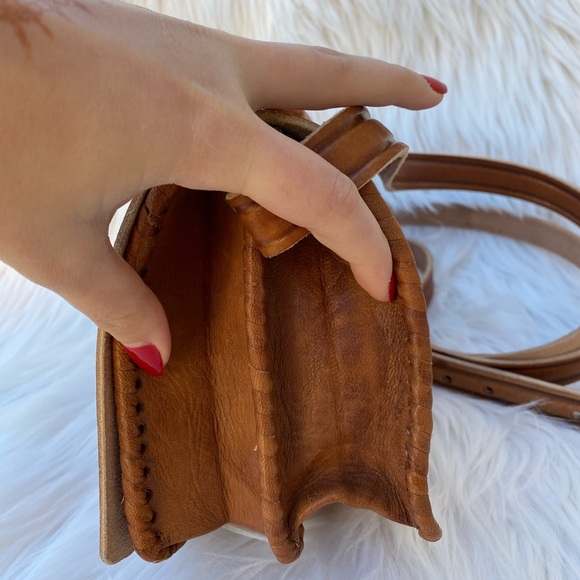 Moroccan Leather Handmade Purse - Picture 4 of 7